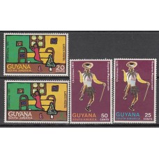 Guayana Britanica - Correo Yvert 386/9 ** Mnh Navidad