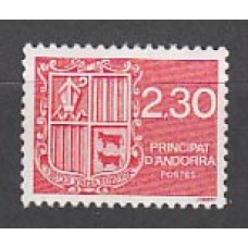 Andorra Francesa Correo 1990 Yvert 387 ** Mnh Escudo