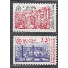 Andorra Francesa Correo 1990 Yvert 388/9 ** Mnh Europa