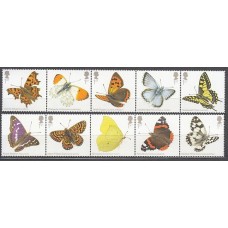 Gran Bretaña - Correo 2013 Yvert 3888/97 ** Mnh Fauna mariposas