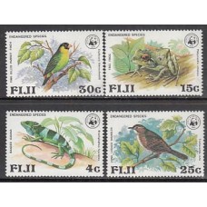 Fidji - Correo Yvert 389/92 ** Mnh Fauna. WWF