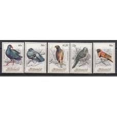 Aitutaki Correo Yvert 390/4 ** Mnh Fauna Aves