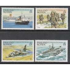 Falkland - Correo Yvert 391/4 ** Mnh Barcos