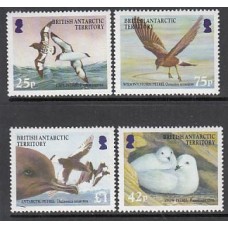 Antartida Britanica Correo Yvert 392/95 ** Mnh Fauna. Aves