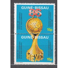 Guinea Bissau - Correo Yvert 393/4 ** Mnh  Copa del mundo de fútbol
