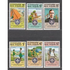 San Cristobal - Correo Yvert 394/9 ** Mnh Scoutismo