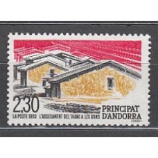 Andorra Francesa Correo 1990 Yvert 395 ** Yvert