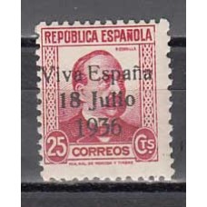Locales Patrióticos Santa Cruz de Tenerife 1937 Edifil 42 ** Mnh