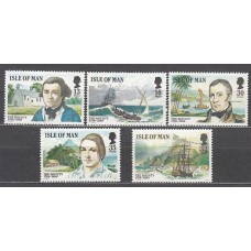 Man - Correo 1989 Yvert 397/401 ** Mnh Centenario Bounty