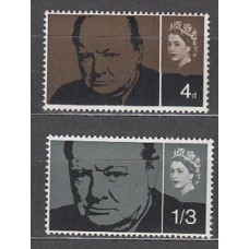 Gran Bretaña - Correo 1965 Yvert 397/8 ** Mnh Winston Churchill
