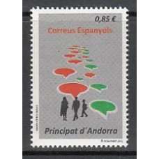 Andorra Española Correo 2012 Edifil 398  ** Mnh