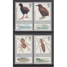 Tristan da Cunha - Correo Yvert 399/402 ** Mnh  Fauna