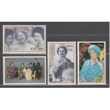 Zambia - Correo Yvert 399/402 ** Mnh   Reina madre