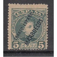 Marruecos Variedades 1903 Edifil 3hcc * Mh