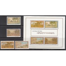 Africa del Sur Yvert Correo 401/404+Hb 4 ** Mnh  Pinturas