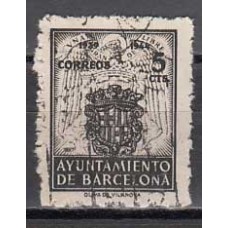 Barcelona Correo 1944 Edifil 59 Usado - Escudos