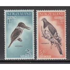 Nueva Zelanda - Correo 1960 Yvert 402/3 ** Mnh Fauna. Aves