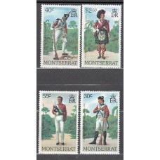 Montserrat - Correo Yvert 402/5 ** Mnh Uniformes militares