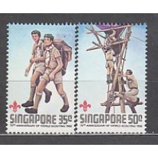 Singapur - Correo Yvert 402/5 ** Mnh  Scoutismo