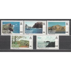Pitcairn - Correo Yvert 402/6 ** Mnh Vistas Turisticas