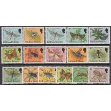 Falkland - Correo Yvert 403/17 ** Mnh Fauna. Arañas.Insectos