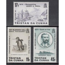 Tristan da Cunha - Correo Yvert 403/5 ** Mnh  Barcos
