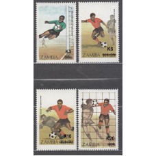 Zambia - Correo Yvert 403/6 ** Mnh   Deportes fútbol