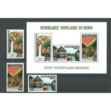 Benin - Correo Yvert 403/5+Hb 25 ** Mnh  Turismo
