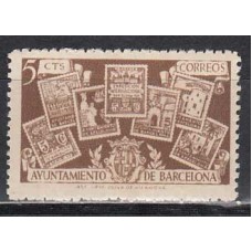 Barcelona Correo 1945 Edifil 69 ** Mnh