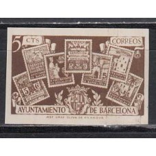 Barcelona Correo 1945 Edifil 69s ** Mnh