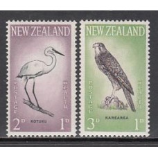 Nueva Zelanda - Correo 1961 Yvert 405/6 ** Mnh Fauna. Aves