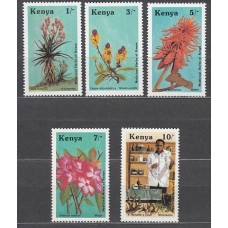 Kenya - Correo Yvert 406/10 ** Mnh  Flores