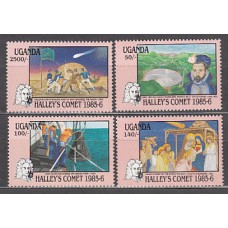 Uganda - Correo Yvert 406/9 ** Mnh  Astro