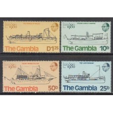 Gambia - Correo 1980 Yvert 407/10 ** Mnh  Barcos