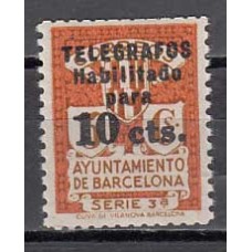Barcelona Telegrafos 1934 Edifil 4 ** Mnh