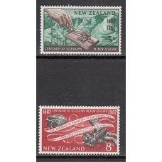 Nueva Zelanda - Correo 1962 Yvert 409/10 ** Mnh
