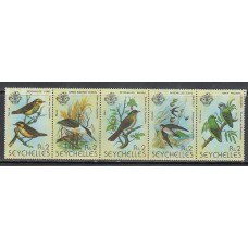 Seychelles - Correo Yvert 409/13 ** Mnh  Fauna aves