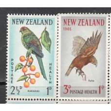 Nueva Zelanda - Correo 1962 Yvert 411/2 ** Mnh Fauna. Aves