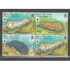 Oceano Indico - Correo Yvert 411/4 ** Mnh  Fauna