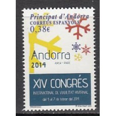 Andorra Española Correo 2014 Edifil 412 ** Mnh