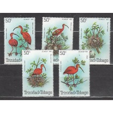 Trinidad y Tobago - Correo Yvert 413/7 ** Mnh  Fauna aves