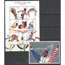 Guayana Britanica - Correo Yvert 4133/41+H.254 ** Mnh Deportes. Olimpiadas de Atlanta