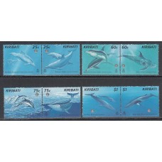 Kiribati - Correo Yvert 414/21 ** Mnh Fauna Marina. Ballenas. Delfines