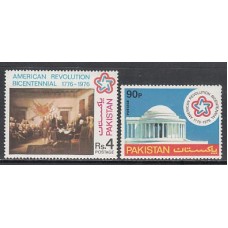 Pakistan - Correo Yvert 415/6 ** Mnh  Independencia de EEUU