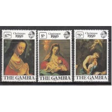 Gambia - Correo 1980 Yvert 416/8 ** Mnh  Navidad