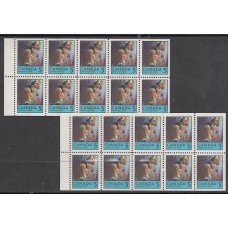 Canada - Correo 1969 Yvert 417+417b Carnet ** Mnh Navidad