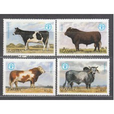 Zambia - Correo Yvert 420/3 ** Mnh   Fauna