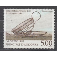 Andorra Francesa Correo 1992 Yvert 424 ** Mnh