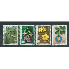 Alto Volta Correo Yvert 424/7 ** Mnh   Flores