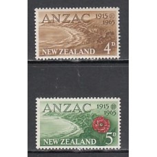 Nueva Zelanda - Correo 1965 Yvert 425/6 ** Mnh